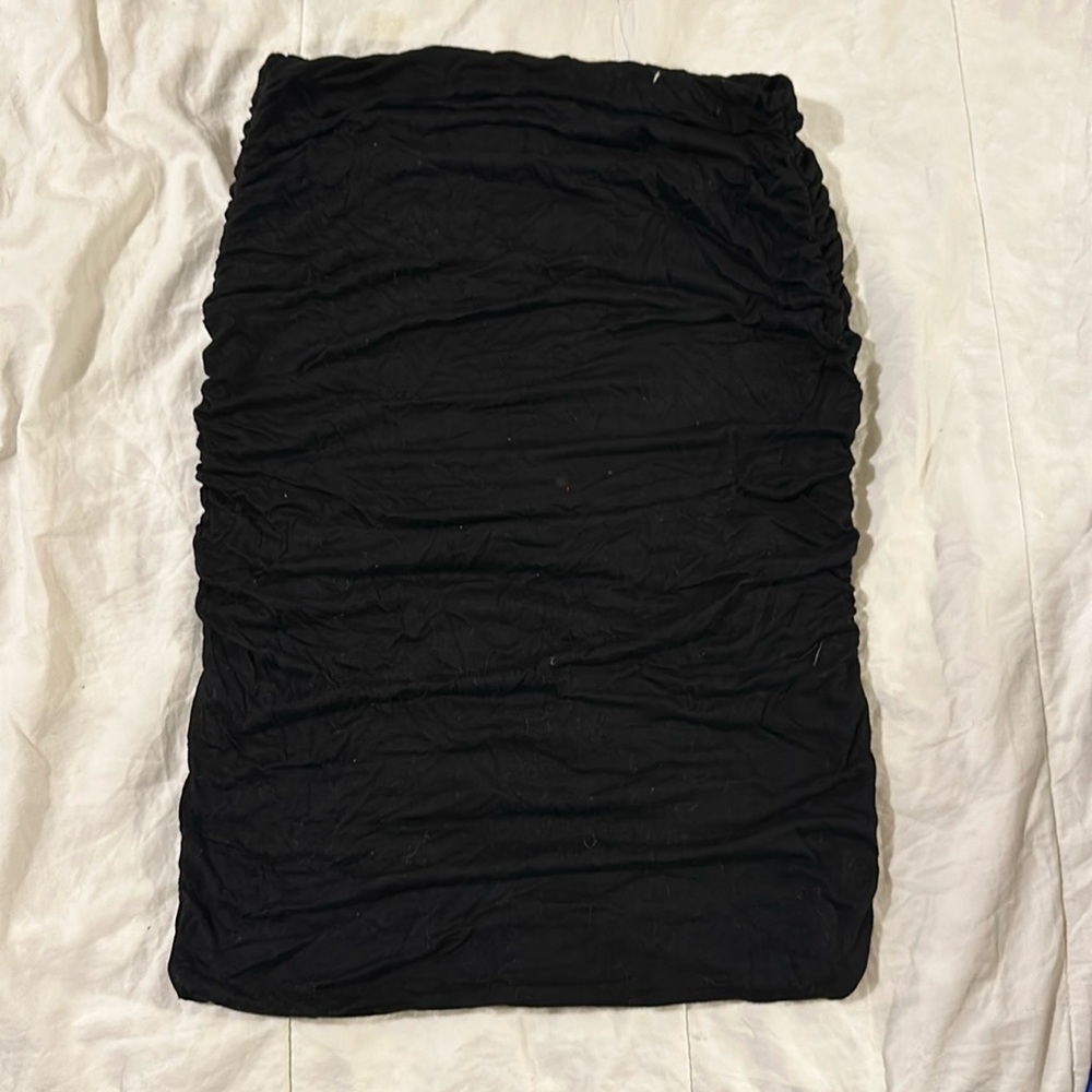 RENEE C stretchy black pencil skirt NWOT